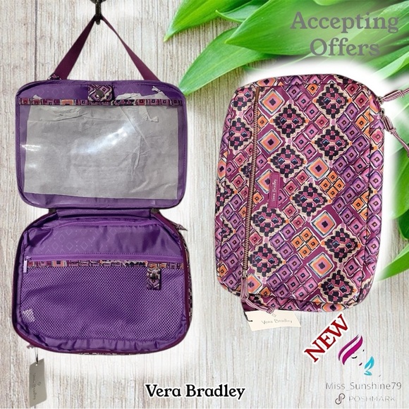 Vera Bradley NEW - Seat Back Organizer - Lighten Up - 23181 - J82 Dream Diamonds - Picture 1 of 6